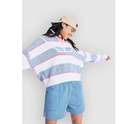 Roxy Stay Wavy Mid Shorts coconut milk denim stripe XS