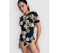 Roxy Sun Babe Ss Onesie Lycra anthracite nostalgic fls M