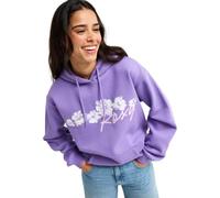 Roxy Surf Stoked Brushed - Relaxed Fit Hoodie - Women - XL - Purple