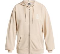 Roxy Surf Stoked Full Zip Sweatshirt Beige S Woman