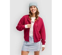 Roxy Surfing By Daylight Zip Hoodie beet red L
