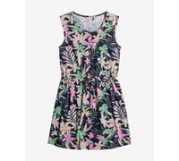 Roxy Surfs Up Graphic Dress Navy Blue Green Pink Girls - 10