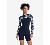 Roxy Swell Natural 2/2mm wetsuit blue yellow burgundy women - S