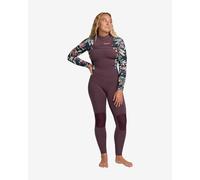 Roxy Swell Natural 3/2 mm Full Wetsuit Lilac Green Black Women - XXS