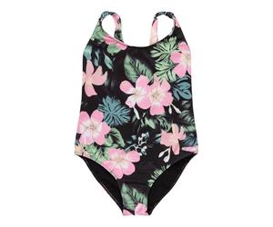 Roxy Swimsuit Shadow Floral ONE Piece Girls Black 16