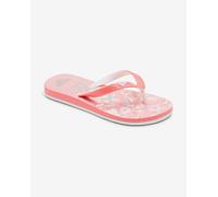 Roxy Tahiti Flip Flops Pink White Kids - 28