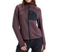 Roxy - Technicality Mid layer - Soaring Heights Huckleberry for Women in Recycled Polyester - Size M - Burgundy Burgundy M