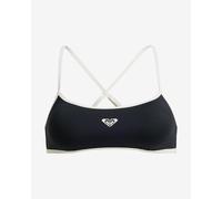 Roxy The Retro Essentials Bikini Top Black White Women - L