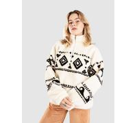 Roxy Treasure Soul Half-Zip Fleece Sweater egret XS