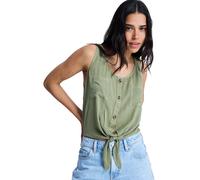 Roxy Tropical Hill - Women Green Sleeveless Blouse
