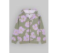 Roxy Twenty Five Miles - Girls 4-16 Green Zip-Up Hoodie