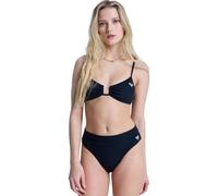 Roxy Love Classic Mid Bikini Bottom Black L Woman