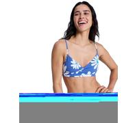 Roxy Essentials Pt Wrap Bralette Bikini Top Blue XL Woman