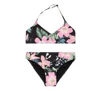 Roxy Two-Room Suit Shadow Floral BRASIC TRI Set Girls Black 12
