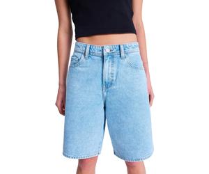 Roxy - Urban denim shorts - Breakers Mid Sunbleached Denim Bermuda Sunbleached for Women - Size 26 US - Blue Blue 26 US