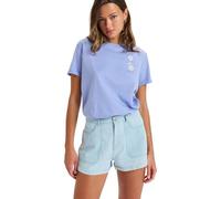 Roxy Vibrant Community Mid Denim Shorts Blue L Woman