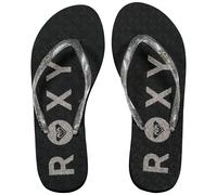 Roxy Women's Viva Sparkle Sandal, Black/Silver/Black, 5 UK