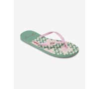 Roxy Viva Stamp II Flip Flops green pink Women - 41