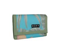 Roxy Wallet | Trifold | Lightweight | Hook and Loop Closure | Retro | Recycled Materials, Small Beach - Ocean Spray, One Size, Beach Trifold Wallet | Card Slots | Lightweight | Eco-Friendly | Change
