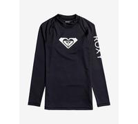 Roxy Whole Hearted Long Sleeve T-Shirt Black White Women - L