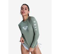 Roxy Whole Hearted Long Sleeve T-Shirt Green Women - XS