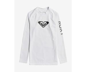 Roxy Whole Hearted Long Sleeve T-Shirt White Black Women - L