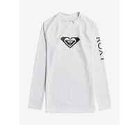 Roxy Whole Hearted Long Sleeve T-Shirt White Black Women - XS