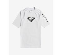 Roxy Whole Hearted Short Sleeve T-Shirt White Black Women - M