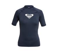 Roxy Short Sleeve Rash Guard ERJWR03548 Whole Hearted – Blue – Women's XL