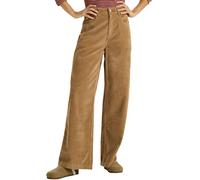 Roxy - Women's corduroy Pants - Surf On Cloud Cord Pant Woodsmoke for Women - Size 29 US - Brown Brown