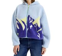 Roxy - Women's Fleeces Hooded Jumper - Chloe Kim Print Polar Ice Water for Women - Size L - Blue Blue L