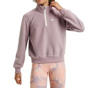 Roxy - Women's Zip Collar Sweatshirt - Waves Of Warmth Half Zip Nirvana for Women - Size M - Pink Pink M