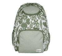 Roxy Women Shadow Swell 24 L Medium Backpack, Cool Surf Oil Green, One Size, Shadow Swell Backpack | Travel | Everyday Carry | Work | Gym | 21l | Recycled Polyester