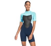 Roxy Womens 2/2mm Prologue Back Zip Short Sleeve Shorty Springsuit - Good Mood