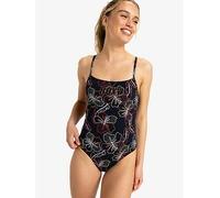 Roxy Womens Active Basic One Piece Swimsuit, Black, Size S, Women Black