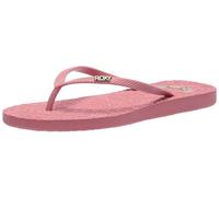 Roxy Women's Antilles Flip Flop Sandal, Mauve Wine, 8