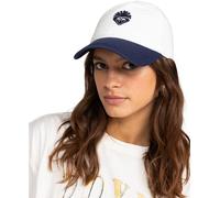 ROXY WOMENS BASEBALL CAP.NEW NEXT LEVEL ADJUSTABLE NAVY WHITE COTTON SUN HAT S24