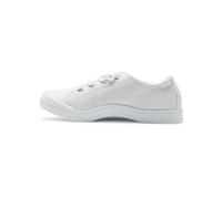 Roxy Women's Bayshore Slip on Shoe Sneaker, White Pu, 6.5