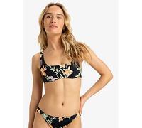Roxy Womens Beach Classics Under-Wired Bra Bralette Separate Top Swimsuit - Black, Black, Size L, Women Black