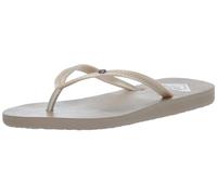 Roxy Women's Bermuda Print Flip-Flop, Gold, 3 UK