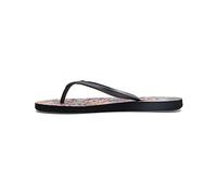 Roxy Women's Bermuda Sandal Flip Flop, Black/Orange 233, 10 UK