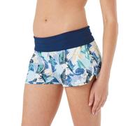 Roxy Women's Board Tummy Control, 4-Way Stretch, Quick-Dry 2" Inseam Swim, UPF 50+ Beach Shorts, Bel Air Blue, Large