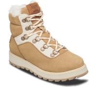 Roxy - Women's après-ski boots with lining - Bradie White Tan for Women in Leather - Size 8 US - Brown Brown 8 US