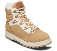 Roxy Womens Bradie Thermal Leather Snow Boots - White/Tan - 4 UK