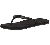 Roxy Women's Costas Sandal Flip Flop, Charcoal, 7 UK