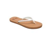 Roxy Women's Costas Sandal, White, 7 UK