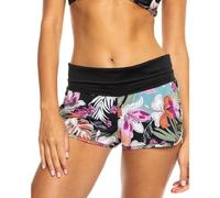 Roxy Women's Endless Summer 2" Boardshort Board Shorts, Black Floral 243, XS
