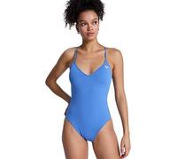 Roxy Womens Essentials High Leg Athletic Swimsuit, Blue, Size S, Women Blue