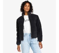 Roxy Womens Fall For You Full Zip Fleece Quilted Jacket Warm Coat Lined Relaxed
