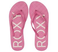 ROXY WOMENS FLIP FLOPS.NEW SANDY ROSE PINK RUBBER THONGS SURF SANDALS S22.SIZE 8